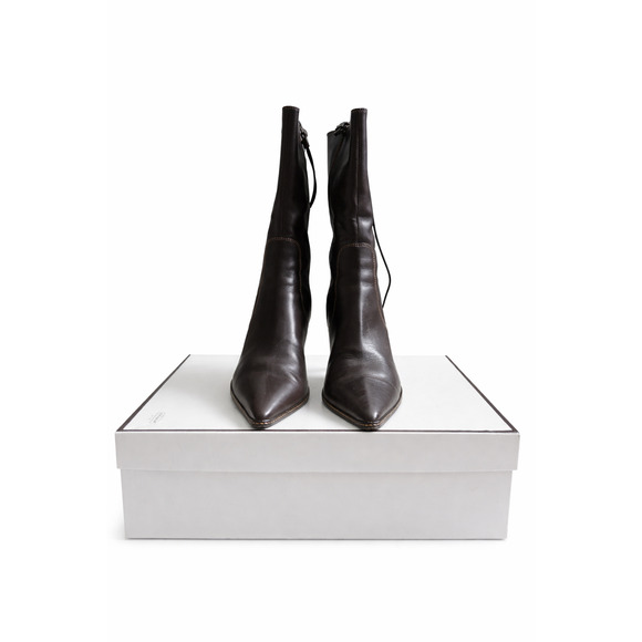 Women's Coach Sammi Calf Leather Boots 9.5 Medium width - Picture 2 of 4